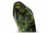 Flashy Free-Standing Polished Labradorite - Madagascar #364188-1